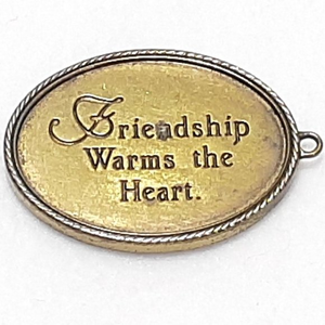 Beautiful “Friendship Warms the Heart” Pendant  J19‎